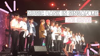 170804 Music Bank in Singapore ( BTS cuts )