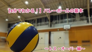 【4分でわかる！初心者・ママさん必見！】バレーボールの基本「トス・オーバー編」〜Basics of volleyball〜