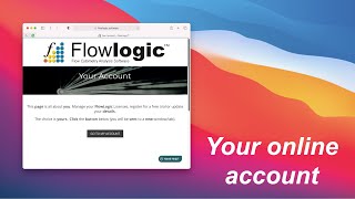 FlowLogic - Online account overview