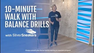 10-Minute Walk with Balance Drills | SilverSneakers