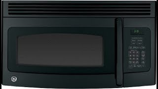 GE JNM3163DJBB Over-The-Range Microwave Oven, 1.6 cu. ft., 1000W, Black