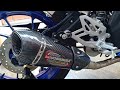 Yamaha R15 v3 with yoshimura alpha sound check