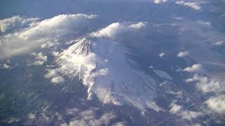 上から見た富士山