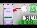 How to Download and Set Up WhatsApp on an iPhone