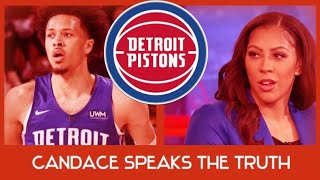 Candace Parker DEFENDS Cade Cunningham And EXPOSES Detroit Pistons Hate!!!!