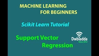 support vector regression | Machine learning Scikit Learn | Scikit learn tutorial