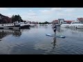 stand up paddleboarding at burton waters jobe sup