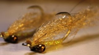 How to tie a Gold Flash Crazy Charlie ~ Bonefish Fly