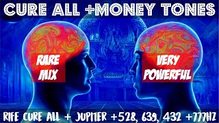 7 Rife Cure All + Top Money Tones : Jupiter 183.58 \u0026 473.9 +Solfeggio 528 \u0026 639, 432 +Angelic 777Hz