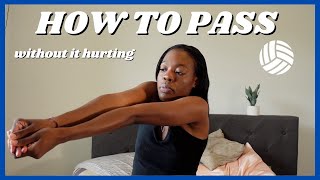 HOW TO PASS A VOLLEYBALL WITHOUT IT HURTING! volleyball for beginners | jacoby sims
