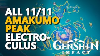 Amakumo Peak Electroculus Genshin Impact All 11/11