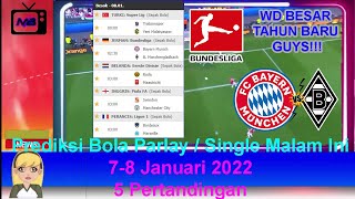 Prediksi Bola Malam Ini 7 - 8 Januari 2022/2023 Bundesliga | Bayern Munich vs B. Monchengladbach