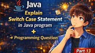 "Explain Switch Case Statement in Java Program" Part-13 #Java#LearnJava#JavaDeveloper#JavaCoding