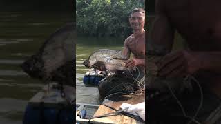 Nimitt village fishing video - cast net fishing