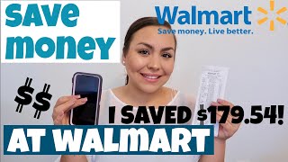 SAVE MONEY AT WALMART USING SAVINGS CATCHER