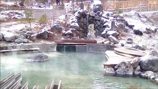 草津温泉 西の河原公園 人気スポット 足湯