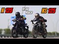 Pulsar N125 vs NS125 Drag Race