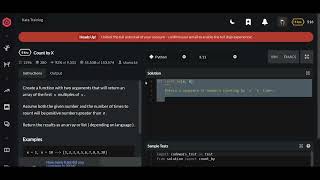 Codewars | Count by X | Python 8 kyu