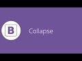 Bootstrap tutorial 19 - Collapse