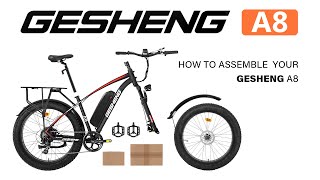 Gosen A8 Unboxing \u0026 Assembly | E-Bike Unboxing