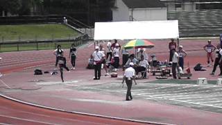 2011.5,21大阪ﾏｽﾀｰｽﾞ選手権　砲丸投２投目