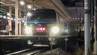 JR東日本東海道線特急湘南7号小田原行き・E257系NA-01＋NC-33（2024.3.22）