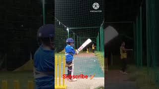 7 Year old boy Batting in Nets #shorts #cricket