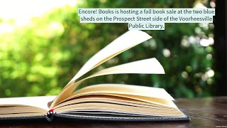 Encore! Books hosts fall book sale in Voorheesville