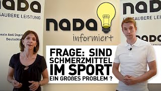 #NADAinformiert: Schmerzmittel