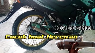 Review knalpot cts muffler original Di motor Megapro primus