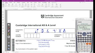 9709/33/M/J/22 --- CAIE AS & A LEVEL PURE MATHEMATICS 3 MAY_JUNE 2022 Paper 33