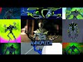 All nanomech transformations in all Ben 10 series