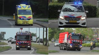 [Primeur] Politie, [-Rijopleiding]Brandweer en Ambulances met spoed in Emmen en Omstreken.