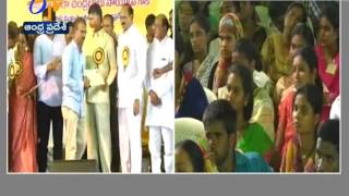 Chandrababu Presents Appointment Orders for 2014 DSC Candidates