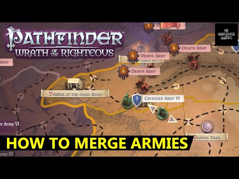 Pathfinder Wrath of the Righteous: How to Merge Armies