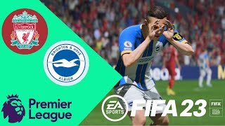 Liverpool vs Brighton | Premier League 22/23 Full Match at Anfield | FIFA 23 Gameplay