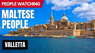 VALLETTA, MALTA - 6 Minutes of People Watching