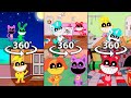 360° VR All Smiling Critters Cardboard Voicelines Cartoon Animation!!