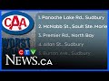 Worst roads in northern Ont. revealed