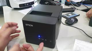 Epson TM-T82X LAN เครื่องพิมพ์ใบเสร็จ วิธีการ Reset Restore Factory คืนค่าโรงงาน