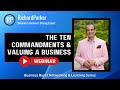 Discover Ten Commandments and Business Tips | Richard Parker