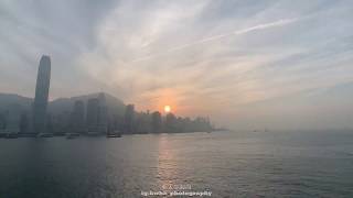 縮時攝影 Timelapse - 香港海運大廈 Hong Kong Ocean Terminal 日落 SunSet