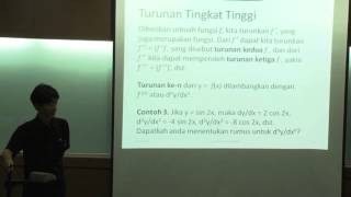 2.6 Notasi Leibniz & Turunan Tingkat Tinggi