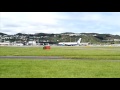 rare usaf boeing vc 32a taxi u0026 takeoff wlg bne agusta westland aw139