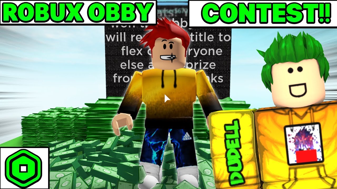 Free Robux Obby Contest Youtube
