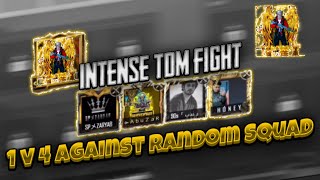 1 v 4 TDM Against Random Squad!😡 | Intense TDM Fight😱 | PubgM | Vampire YT