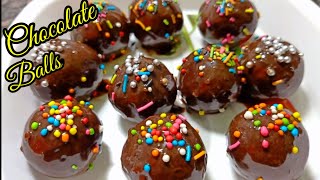 चॉकलेट बॉल बनाने का आसान तरीका I Chocolate Ball Recipe, Chocolate cake, Chocolate recipe,