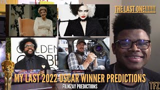 THE LAST ONE OF 2022!!! | My Last 2022 Oscar Predictions | Filmzay Predictions