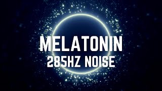 MELATONIN 285Hz NOISE | 12 Hours | Black Screen | No Midway Ads | Relax/ Sleep/ Calm Anxiety/ Focus
