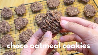 Choco Oatmeal Cookies